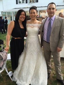 Us with the beautiful bride!